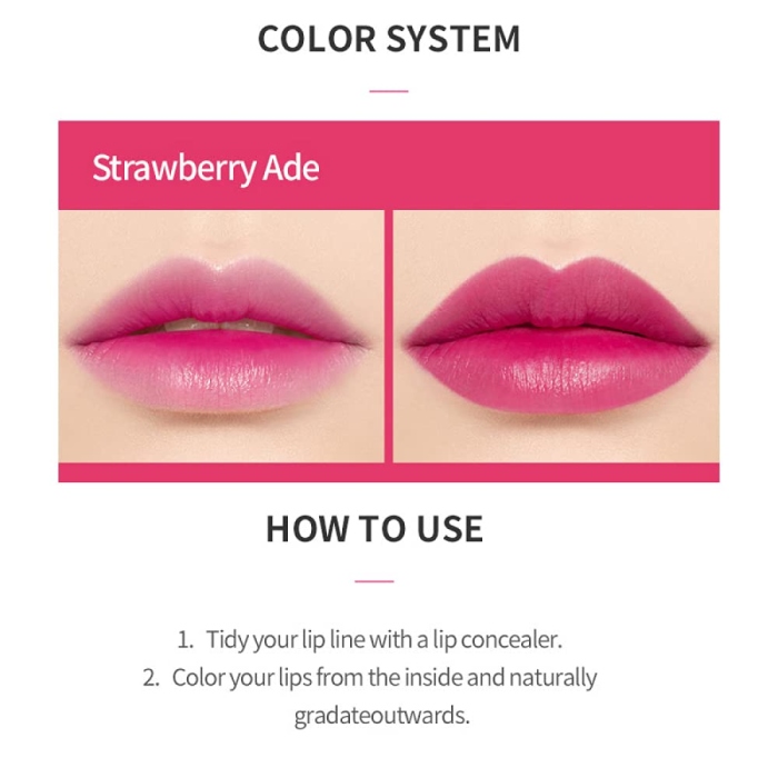 ETUDE House, Dear Darling Water Tint - Strawberry Ade
 اتيود هاوس، تينت مائي - فراولة